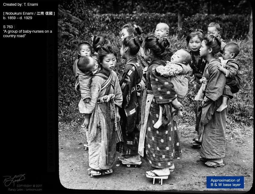 An approximation of the base Black and White image (desaturated from RAW)