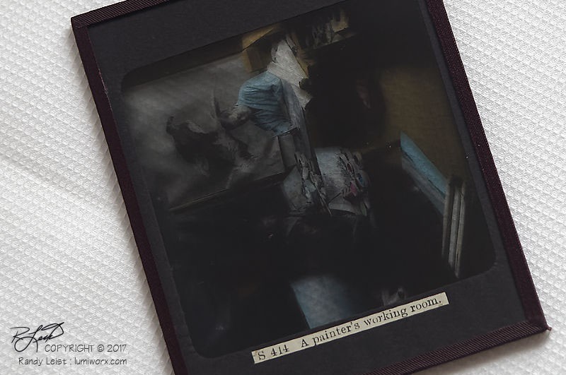 Slide 'S 414' : A painter's working room